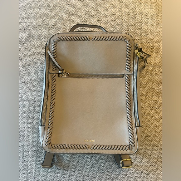 Calpak Kaya 15 inch Laptop Backpack in Stone - Picture 6 of 7